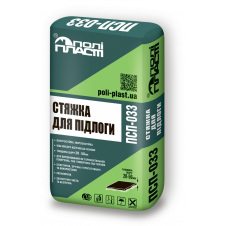 Стяжка для пола ПОЛИПЛАСТ ПСП-033 25 кг