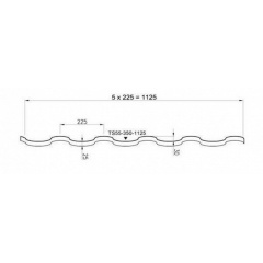 Металлочерепица Ruukki Adamante Rough Matt 0,5мм RR-32 (Лесной орех) Чортков