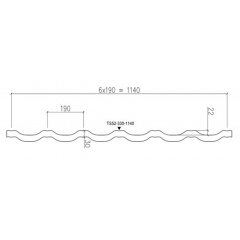 Металлочерепица Ruukki Finnera Pural matt BT 0,50 мм RR-779 (Баклажанный бархат) Луцк
