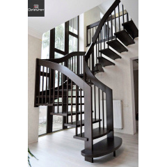 Изготовление больцевых поворотных лестниц в дом на второй этаж Поворот 180 градусов Чернигов