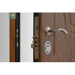 Вхідні двері ПО-08 Золотий дуб МДФ/МДФ 860х960х2050 Сміла