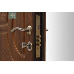 Вхідні двері ПО-08 Золотий дуб МДФ/МДФ 860х960х2050 Сміла