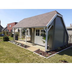 Сарай з дерева 6.3х3,3 м. Modern barn - 57 Чортків