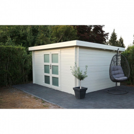 Сучасний сарай, господарський блок для дачі з дерева 3.3х3,3 м. від виробника Modern barn - 11