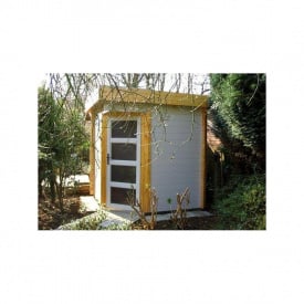 Сучасний сарай, господарський блок для дачі з дерева 2.5х2,5 м. від виробника Modern barn - 27