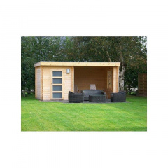 Хозблок из дерева 5.5х3,0 м. Modern barn - 64 Чортков