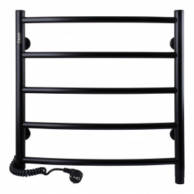 Рушникосушарка UNIO LD EL 500-500-5 BLK Лесенка Дуга электро черная