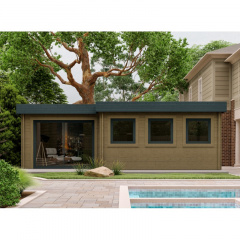 Хозблок из дерева 7,8х4,0 м. Modern barn - 127 Боярка