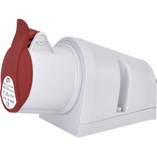 Настінний силовий роз'єм ETI 004482038 EZ-3243 IP44 (32A 400V 3P+PE)
