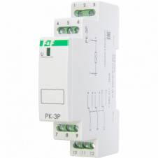 Допоміжне реле F&F PK-3P-24V 24В 3х8 А