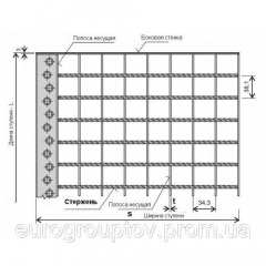Сварные ступени тип "SP"SPSCH34х38/30х2/600x240 Балаклея