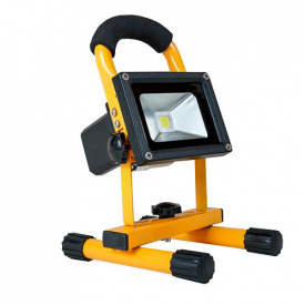 Аккумуляторный прожектор переносной LED 10Вт 6500K IP65 + подставка LMP28 Lemanso