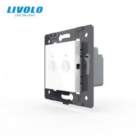Механизм сенсорный выключатель Livolo Sense 2 канала белый (782000211)