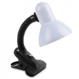 Настольная лампа Lemanso 60W E27 LMN095 белая прищепка