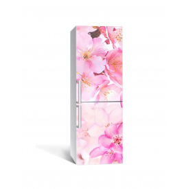 Наклейка на холодильник Zatarga «Божественная сакура» 650х2000 мм виниловая 3Д наклейка декор на кухню