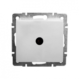 ТВ-розетка Lezard Rain концевая 1,5 дБ Белая (703-0288-130)