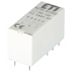 Миниатюрное электромеханическое реле ETI 002473031 MER2-012 DC 2p