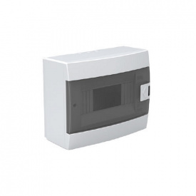 Щиток (бокс) на 8 модулей накладной белый Horoz Electric (600-000-800)