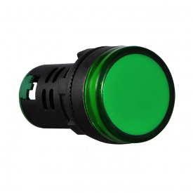 Світлосигнальна арматура AD22-22D/S зелена 220В DC АскоУкрем