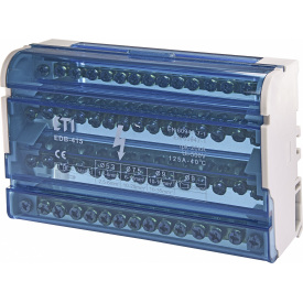 Распределительный клеммный блок ETI 001102305 EDB-415 4p 3L+PE/N 125A на 15 выходов