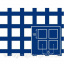 Лист перфорированный оцинкованный PP Qg10-15/1/1000x2000 Вишневе