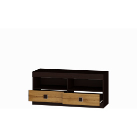 Тумба Эверест ТВ 1100 Соната 110х38х50 венге темный + дуб крафт золотой (EVR-2256)