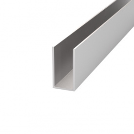 Алюминиевый профиль для стекла П-образный швеллер АЛЮПРО 19,2х35,8х1,6 Анодированный 3060