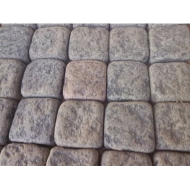 Заокруглена гранітна бруківка гладка 