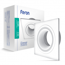 Встраиваемый неповоротный светильник Feron DL6140 белый