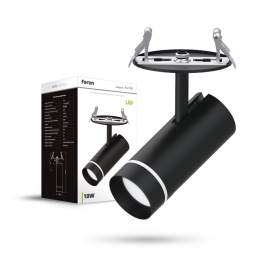 Встраиваемый светодиодный светильник Feron AL196 10W черный