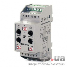 Двоканальне реле часу РЕВ-201М