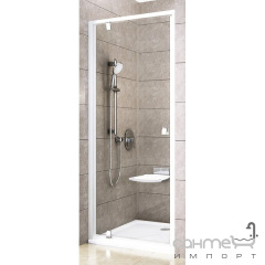 Душевые двери Ravak Pivot PDOP1-90 белый/прозрачное 03G70101Z1 Токмак