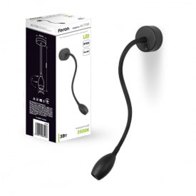 Накладной поворотный светодиодный светильник Feron AL7720 черный