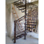 Винтовая лестница с коваными перилами прочный металлокаркас Legran Винница