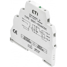 Электромеханическое интерфейсное реле ETI 002473053 SER1-230 ACDC 1CO 6A AC1 250V AC)