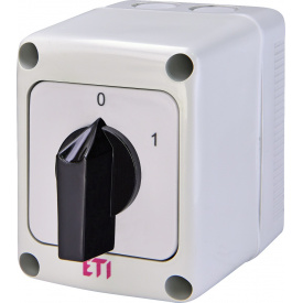 Кулачковый переключатель в корпусе ETI 004773155 CS 25 90 PN (1p «0-1» IP65 25A)