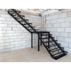 Лестницы металлические открытые прочные с грунтом Legran Хмельник