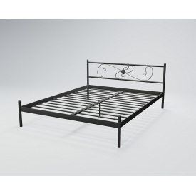 Кровать Tenero Хризантема1 1600х1900 Черный бархат