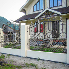 Забор кованый утончённый металлический Legran Красноград