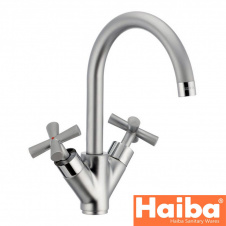 Змішувач для кухні Вухо HAIBA SENTOSA U SATIN Chr-011