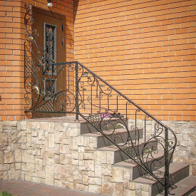 Поруччя ковані міцні зовнішні патиновані Legran