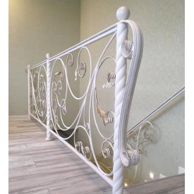 Перила ковані інтер`єрні білі Legran