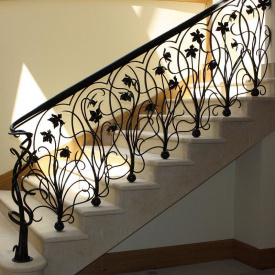 Ковані сходові перила металеві Legran