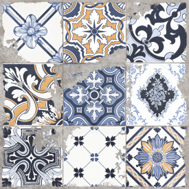 Плитка керамогранит Golden Tile Limestone Микс 600х600 мм (23Б540)