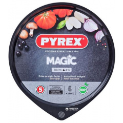 Форма круглая для пиццы 30 см Pyrex Magic черная Кропивницкий