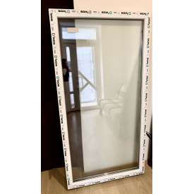 Окно из 7-камерного профиля WDS Ultra7 830x1770 мм с двухкамерным энергосберегающим стеклопакетом