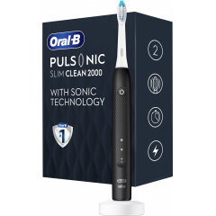 Oral-b Braun Електрична зубна щітка Pulsonic Slim Clean 2000 Чорна Житомир