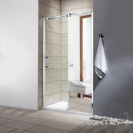 Душевая дверь Radaway Espera Mirror DWJ 380110-71R хром / зеркальное+прозрачное)