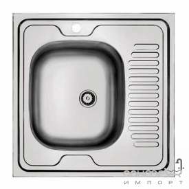 Кухонная мойка Ukinox STM 600 500 6C L нержавеющая сталь матовая