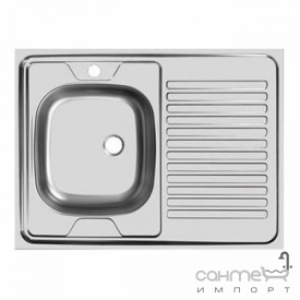 Кухонная мойка Ukinox STM 800 600 5C L нержавеющая сталь матовая